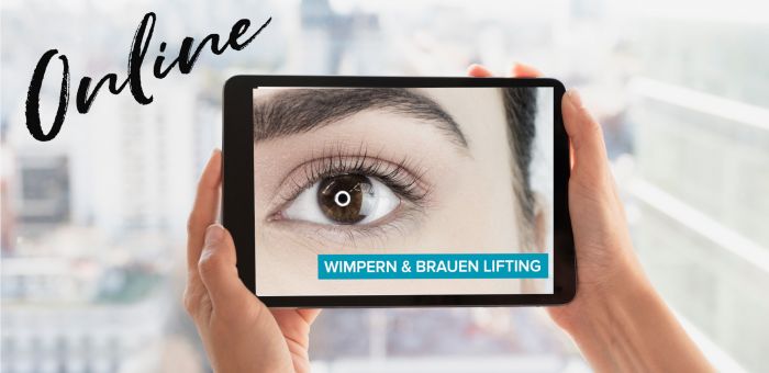 Online Schulung Wimpern & Brauen Lifting